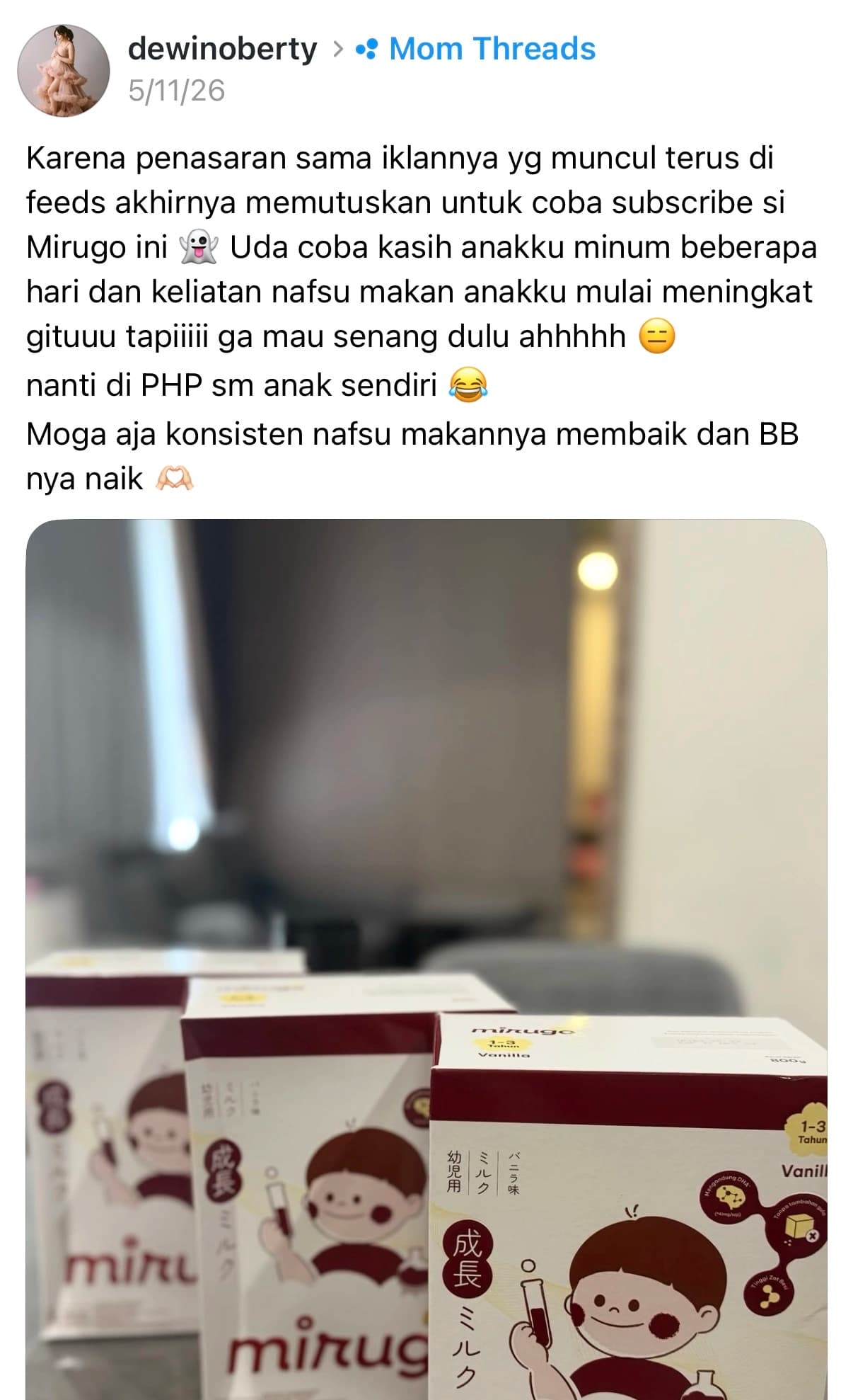 Review Threads Mirugo 17